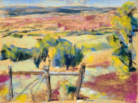 Plein Air, Nambe, Jan 23 '16