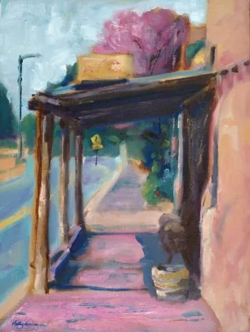 Plein Air, Pink Adobe, Apr 15 '16