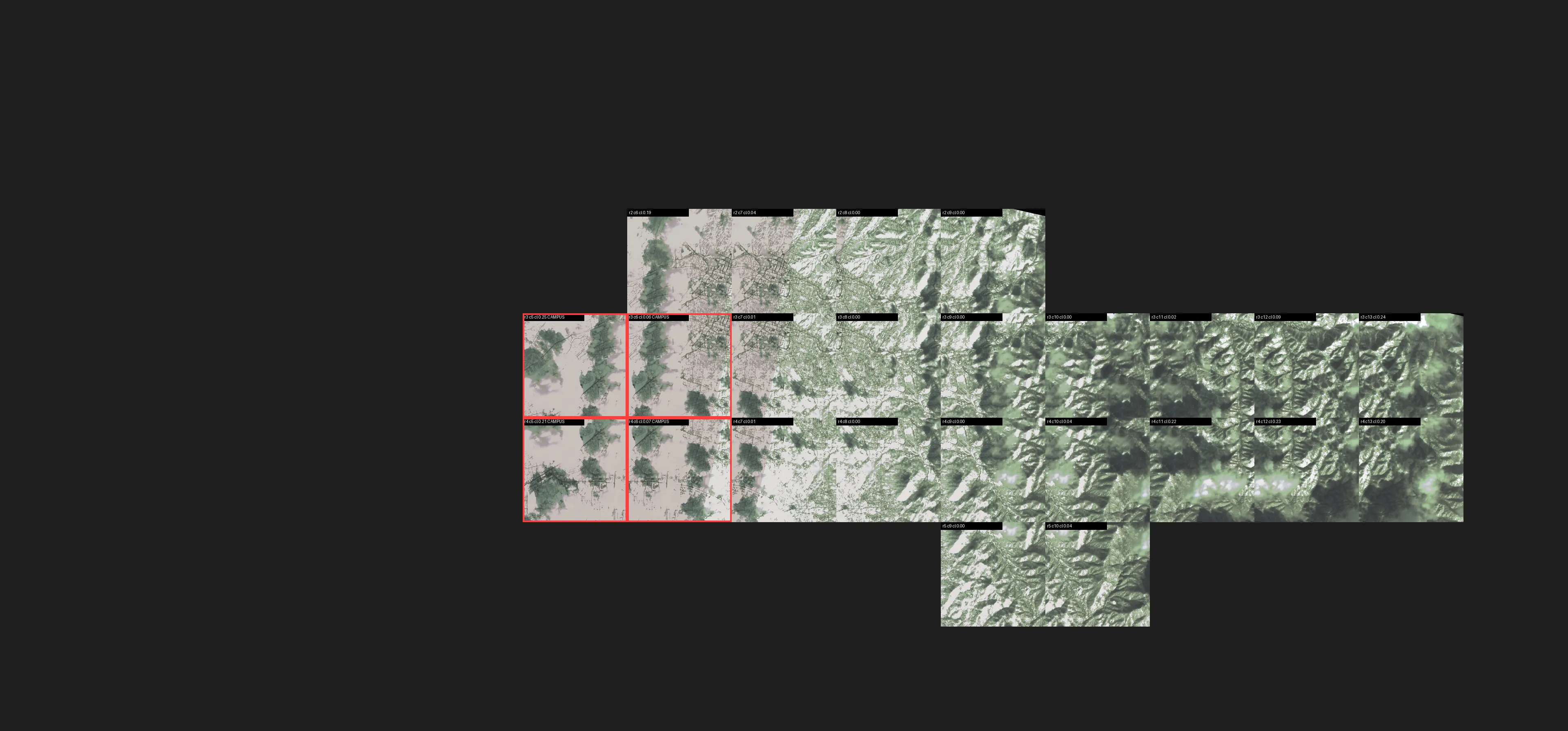 Planet tiles of Santa Fe, February 2021