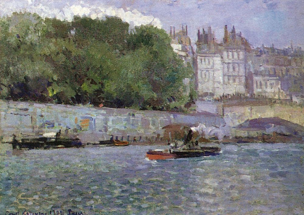 Konstantin Korovin Paris.Seine