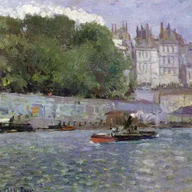 Konstantin Korovin Paris.Seine